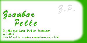 zsombor pelle business card